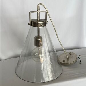 Clear Glass Pendant Light